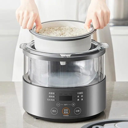 Steam rice cooker smart home low-sugar glass inner liner steamer multi-function rice cooker S160