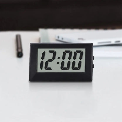 Creative Small Mini Triangle Clock ABS Mute Desk Digital Clock Electronic Simple Home