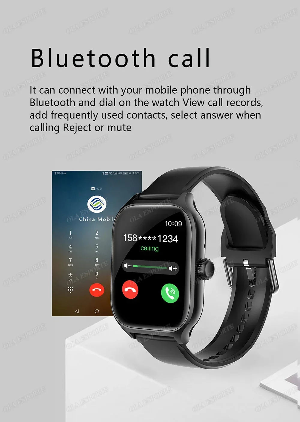 New Smart Watch Bluetooth Calls Men Women Smartwatch Heart Rate Monitor IP68 Waterproof Fitness Bracelet Custom Watch Face Pk H9