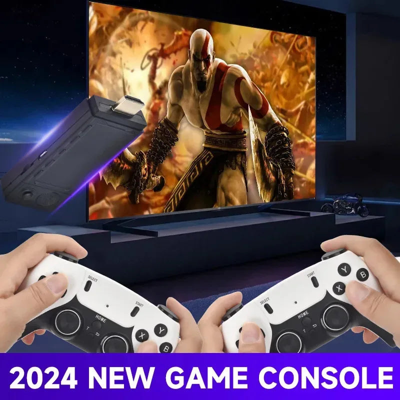 2025 X9 Pro Retro 4K 3D Game Stick TV HD Video Game Console 905X3 Chip 256G 42000 Games For PS1/PSP/SFC/N64 Dual 2.4G Controller
