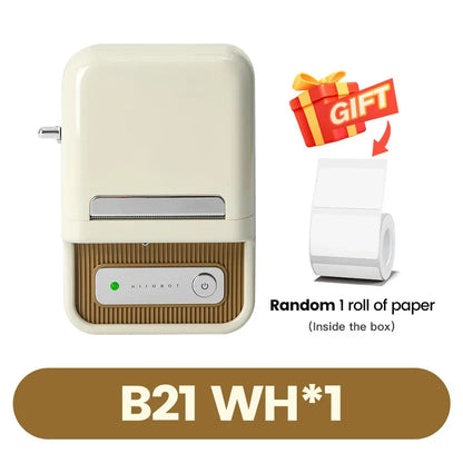 Niimbot B21 B1 Mini Portable Thermal Label Printer Office Supplies Adhesive Sticker Printers Maker Without Ink For Phone
