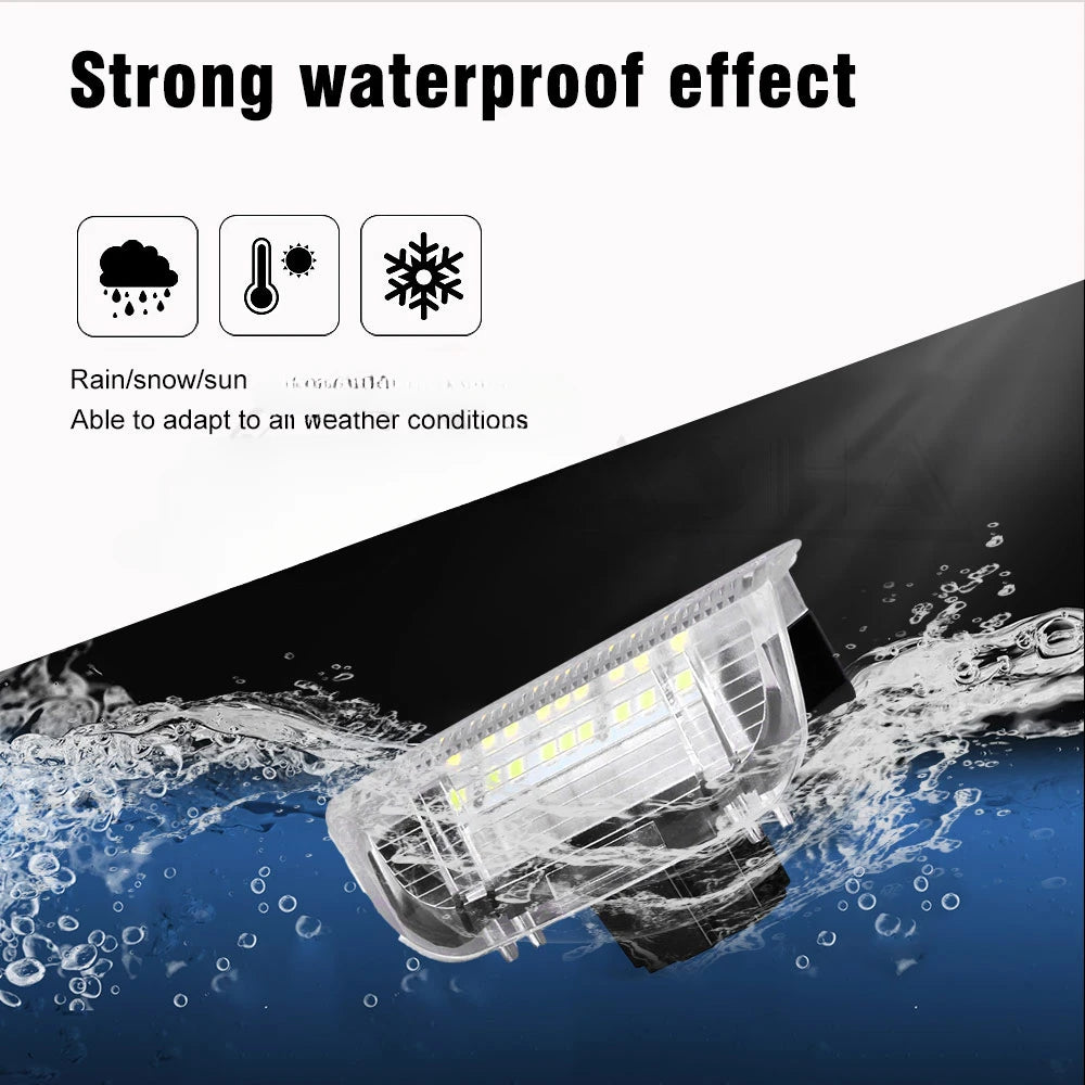 For VW Golf 5 6 7 7.5 T-ROC CC Passat Jetta Tiguan Variant Phidnon Scirocco Touran Auto Signal Lamp 2Pcs 12V LED Car Door Light