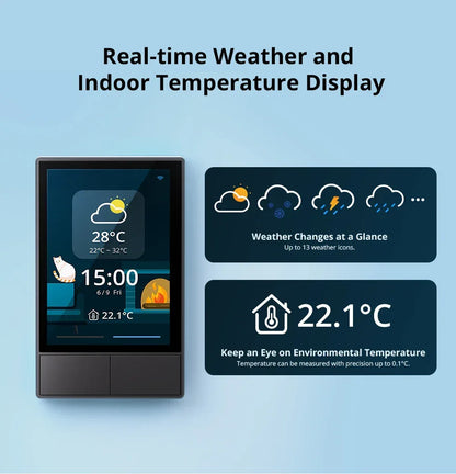 SONOFF NSPanel Smart Scene Wall Switch EU/US Integrated HMI Panel Home Automation Thermostat Smart HomeWorks with Alexa Alice
