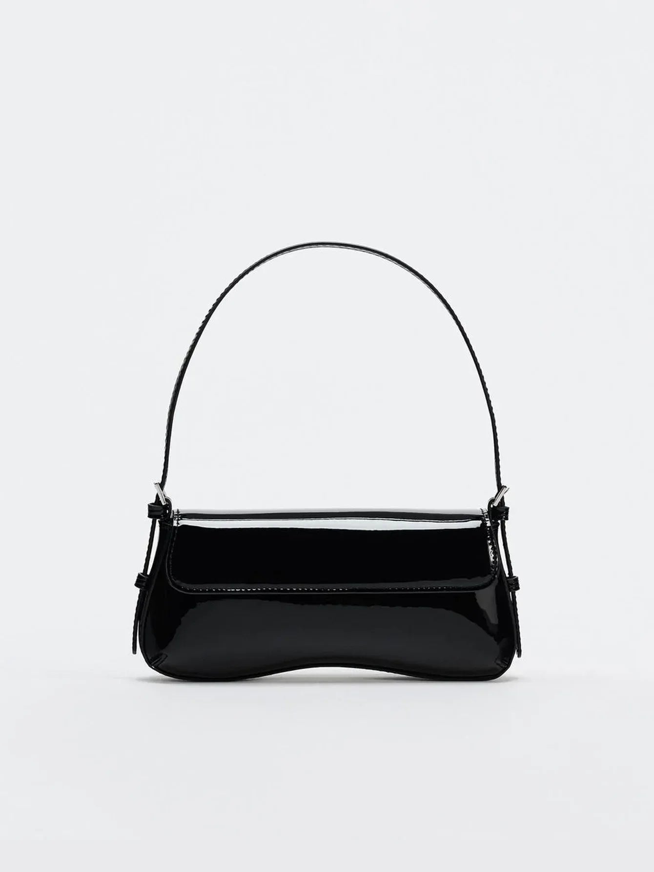Red Stick Underarm Bag 2024 Autumn New Product Fashionable Simple Commuter Flip Retro Shoulder Bag