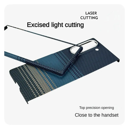For Magsafe Magnetic Case For Samsung Galaxy Z Fold 6 Fold 7 5G Aramid Carbon Fiber Ultra-Thin Cover for Galaxy Z Fold 5 4 Case