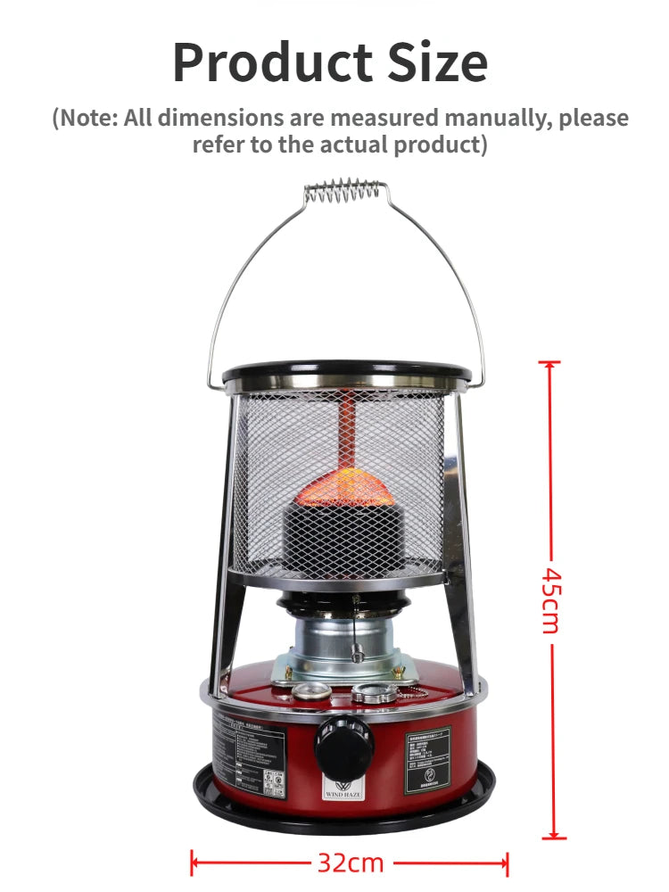 4.5L Portable Kerosene Stove Heater Kerosene Space Heater Outdoor Kerosene Heater for Camping  Fishing Hunting Cooking