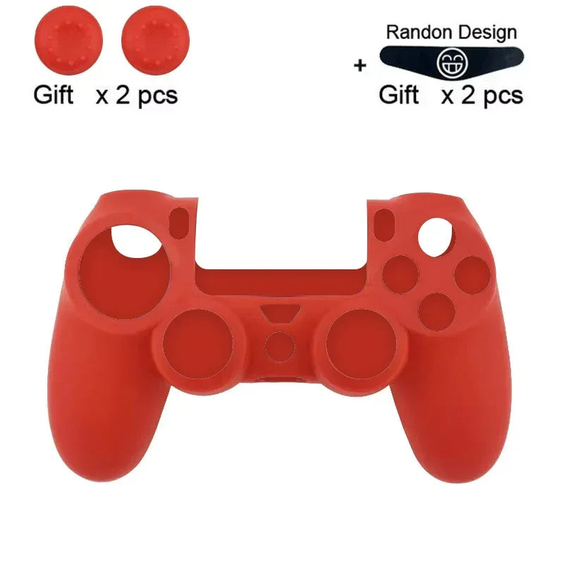 DATA FROG Silicone Protective Case for PS4 Controller – Anti-Slip Soft Cover for PS4 / PS4 Pro / PS4 Slim Gamepad