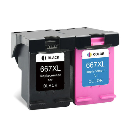 667 XL Ink Cartridge Replacement For HP667 HP 667XL Compatible DeskJet Ink Advantage 1275 2374 2375 2376 2775 2776 Printer