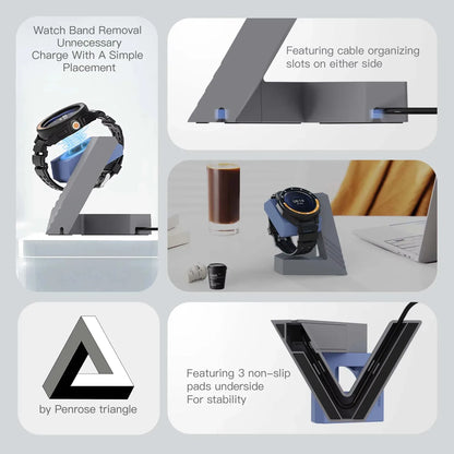 Watch Charging Stand For Xiaomi Watch S4/S4Sport/S3/S2/2Pro/H1 Smart Watch Dock Charger Stand Adapter Desktop Storage