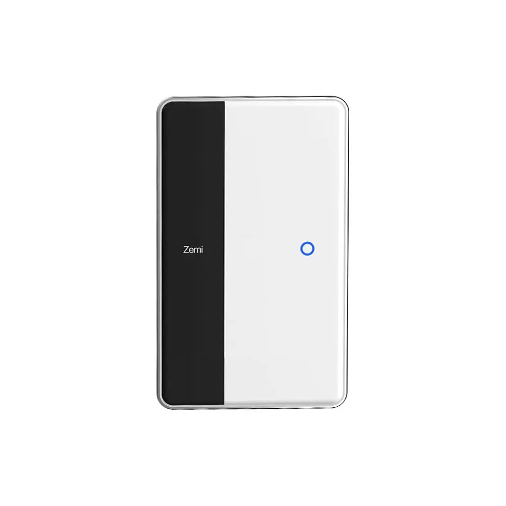 Zigbee Smart DIY Name Switch Work with Tuya App US Type Display Screen Touch Wall Light Switch Alexa Google Home Voice Control