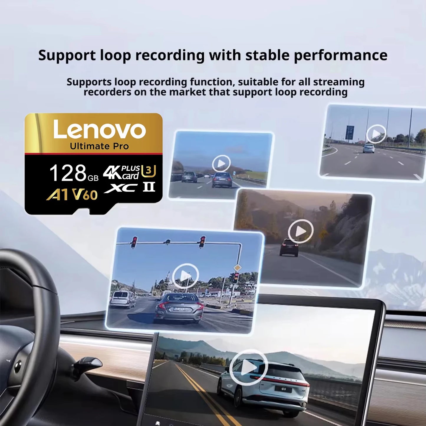 Lenovo High Endurance Memory Card Micro TF SD SD Cards TF Cards 256GB 1TB 32GB HD A1 Device for Tablet / Camera / Smartphone