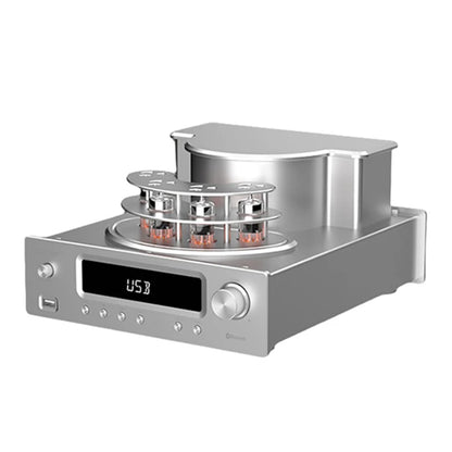 Home Theater Set 5.0 Bluetooth Amplifier 75Wx2 Tube Amp with Aluminum Case 6.5inch Speakers 120W Loudspeakers For Home Studio DJ