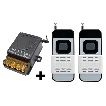 RF Wireless Remote Control Switch 433Mhz AC 110V 120V 240V 220V 30A Relay for Light Lamp Water Pump Door Access System