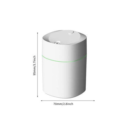 200ml Mini Air Humidifier with Night Light Essential Oil Diffuser USB Mist Maker Car Air Freshener for Bedroom Office
