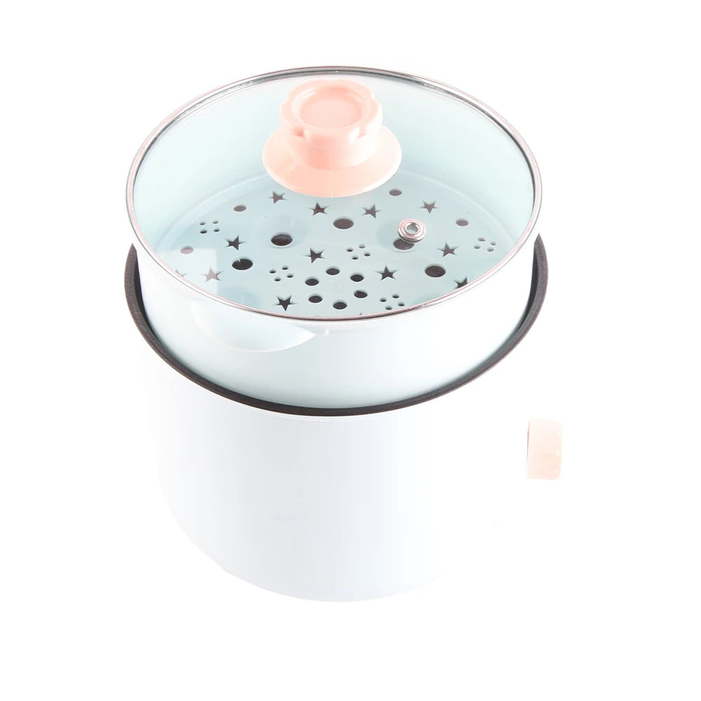 Mini Electric Hot Pot Multifunctional Small Electric Hot Pot for Home Students Dormitory Travel CN 220V Portable ElectricHot Pot