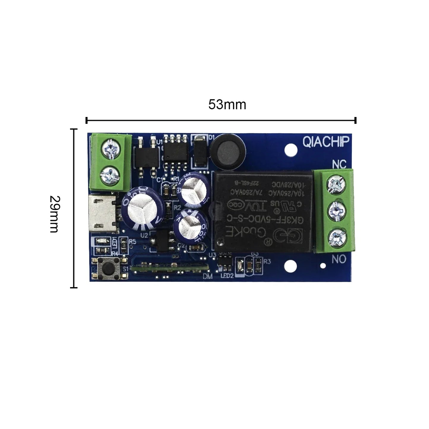 EWelink Dry Contacts Smart WiFi Relay Smart Switch DC5V-48V Wireless Remote Control 1 Way Alexa Google Home