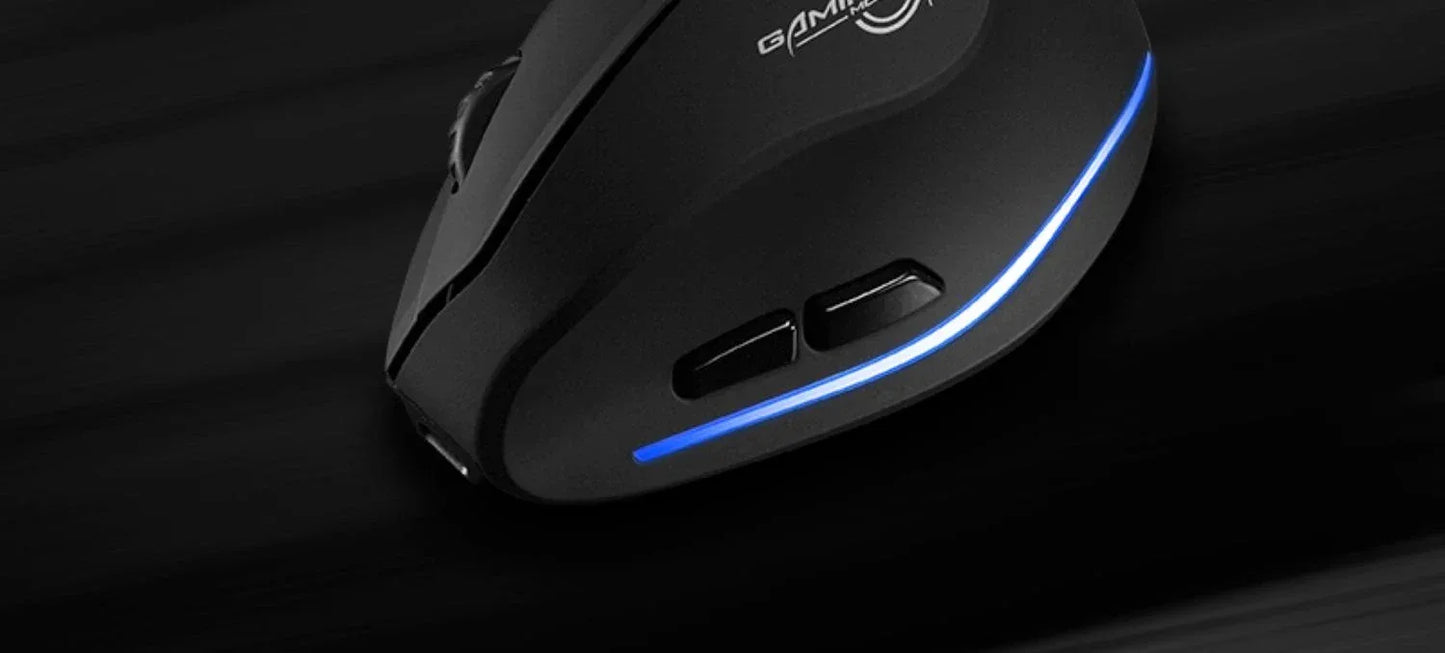 Zelotes F-35 Wireless Gaming Mouse Vertical Rechargeable 6 Key Mice 2.4G 3 Level DPI Adjustable Office/Gaming Computer Mouse