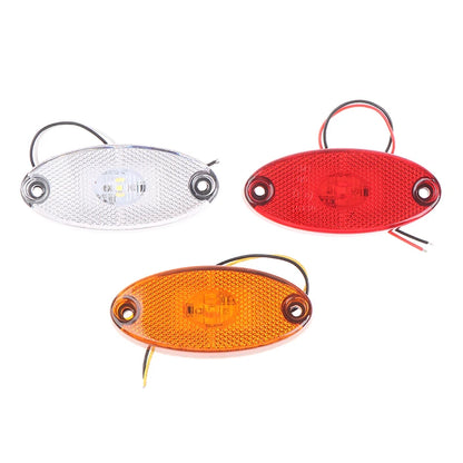 1PC 12V 24V Led Side Marker Lights for Trailer Trucks Caravan Side Clearance Marker Light Lamp Led Lorry Amber Red White