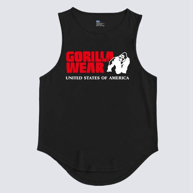 Gym Top Men Men's Clothing Fitness Clothes Shirt Bodybuilding Vests Man Vest Singlet Singlets Muscular Stringer T-shirts Tops