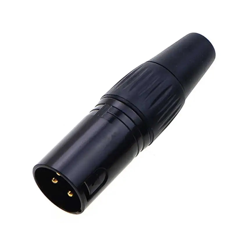 JCD XLR 3pin Male Female Panel Audio Microphone Mixer Plug Jack Connector YS145 YS146 Male Female 3 Core XLR Metal Socket