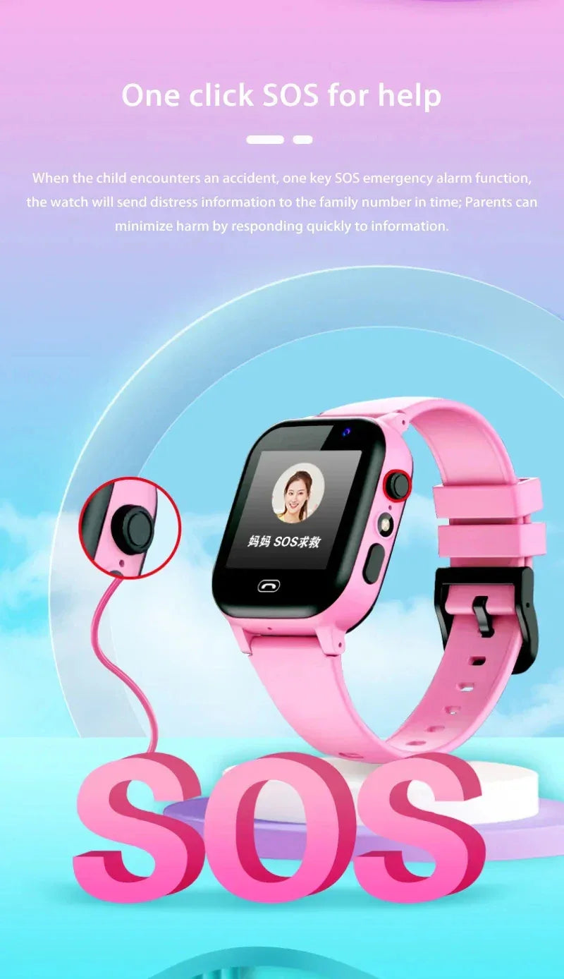 Xiaomi 5G Kids Smart Watch SOS Sim Card Call GPS Location Child SmartWatch Camera Waterproof Boys Girl Gift For Ios Android