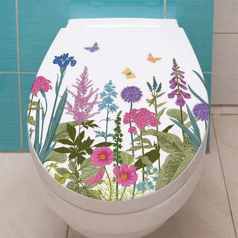 Toilet Sticker Strong Adhesive Toilet Sticker Decorative Sea Fish Toilet Sticker Waterproof Adhesive For Home 2025 Christmas