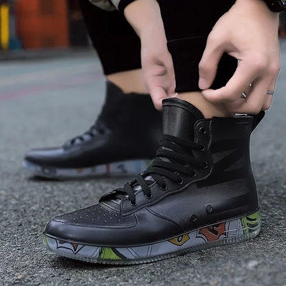 Men Rain Boots Fashion Trendy Nude Boots Anti-skid Work Chef Shoes Durable Waterproof Rubber Fishing Shoes Male Sneakers 2023New