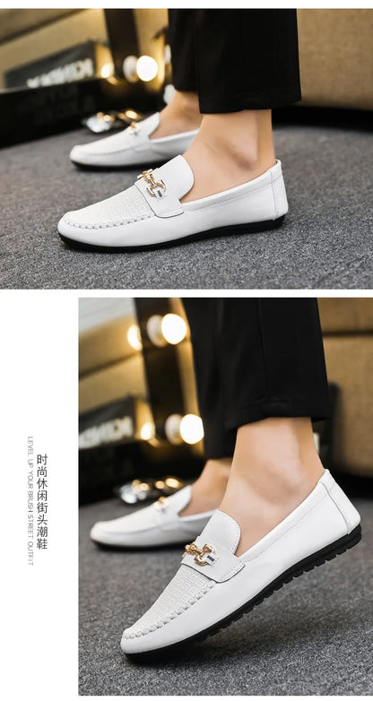 2026 Spring Autumn New Men's Sports Shoes Fashion anti-slip sneakers Casual PU Leather Business Shoes Versatile Work Shoes