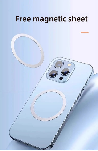 Magsafe Phone LED Ring Light Portable Bi Color Dimmable Selfie Fill Light for Live Stream Vlog Photography