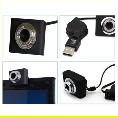 8 Million Pixels Mini Webcam for HD Web Computer Camera with Microphone for Desktop Laptop USB Plug and for Play for Vid