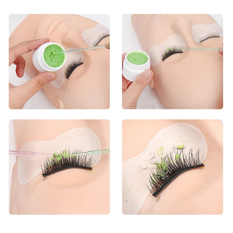 200 Pcs Eyelash Extension Makeup Set Special Eyelash Removal Micro Brush Lipline Brush for Women Lash Make Up Tool