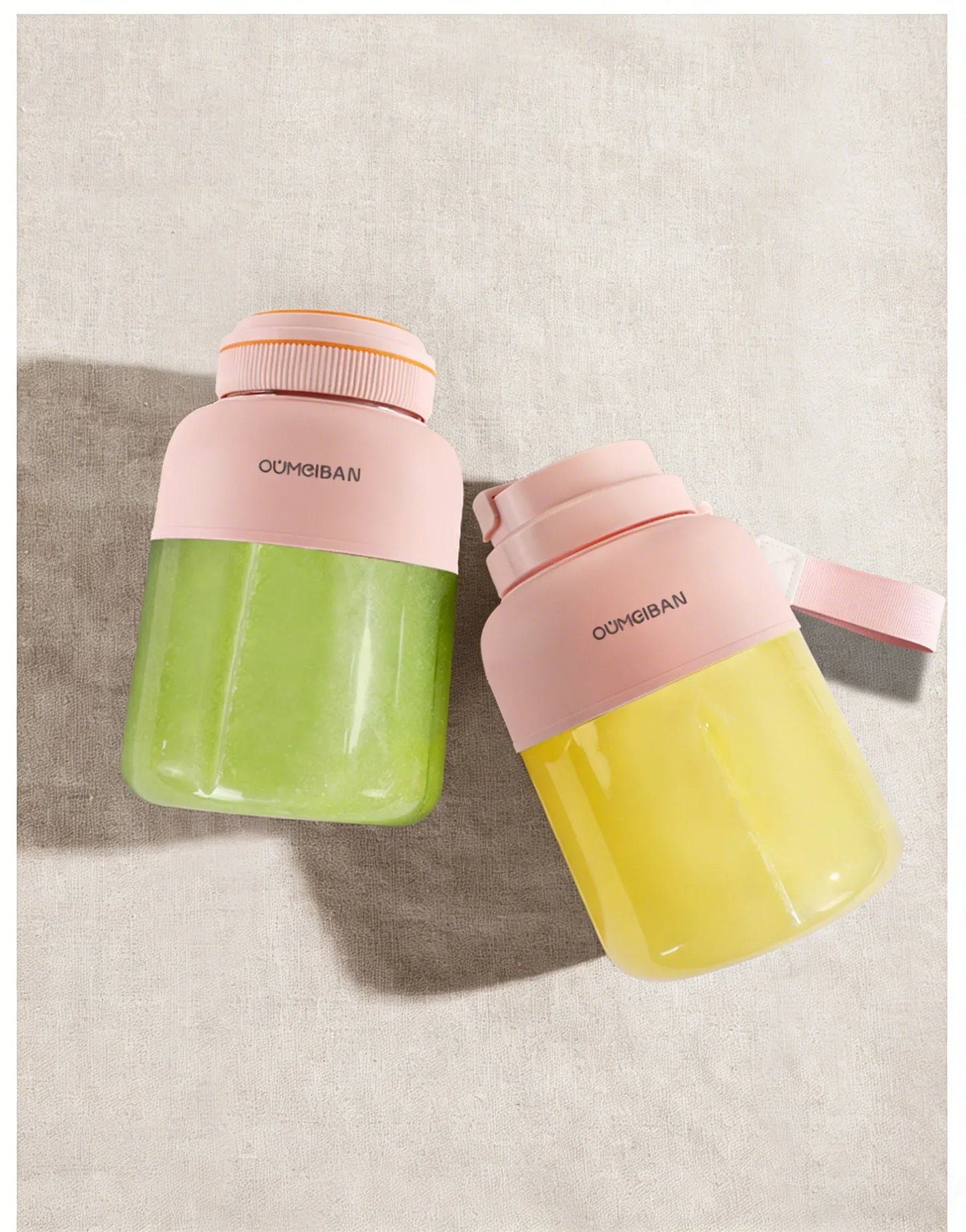 High Aesthetic 1300ml Large Capacity USB Rechargeable Portable Blender Juicer, Kitchen Fruit Juicer, Food Prep
