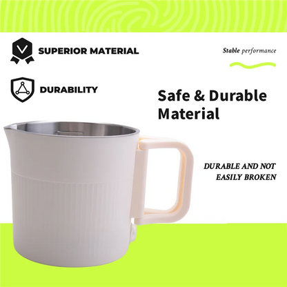 ELEG-3 In 1 Multifunctional Rice Cooker Foldable Mini Travel Electric Kettle Household Foldable Electric Cooker Hot Pot EU Plug