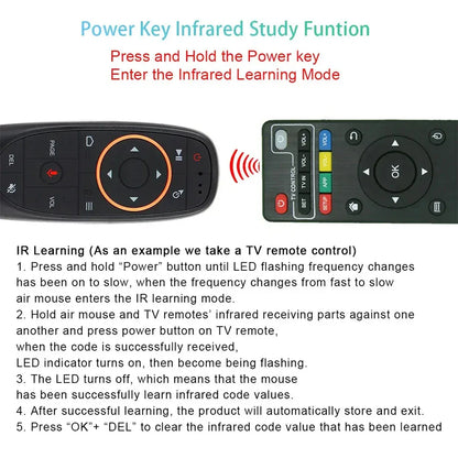 MRSVI G10S Air Mouse Voice Remote Control 2.4G Wireless Gyroscope for H96 MAX X88 PRO HK1 Q5 Android TV Box X96 DQ03 H98