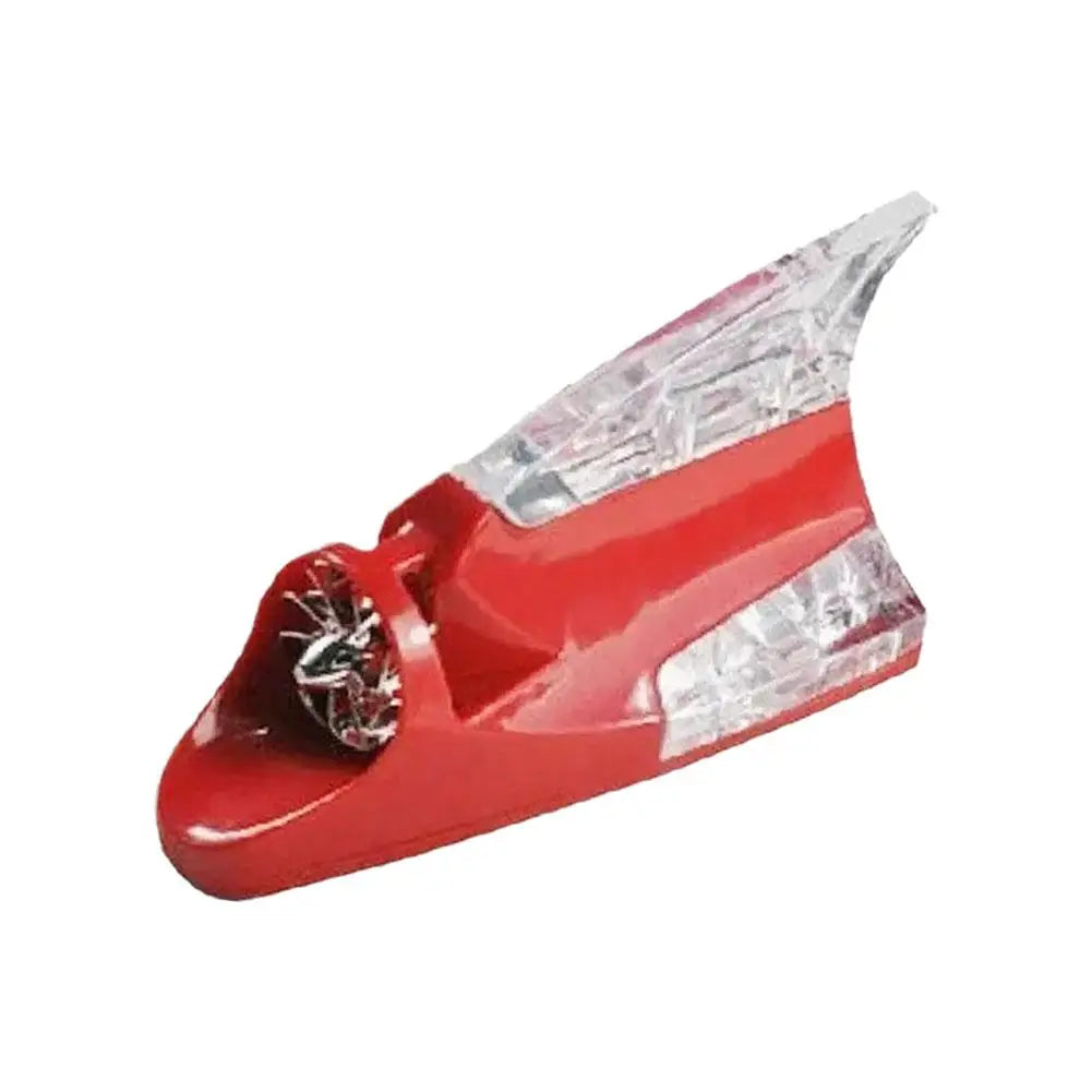Car Auto Styling Wind And Power Shark Fin Shaped Receiving Antenna LED Warning Flashing Light Lamp