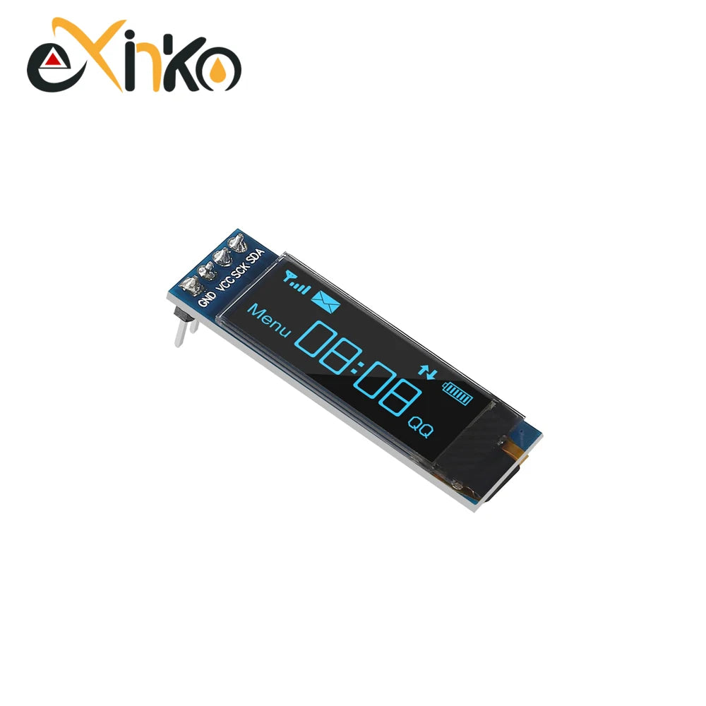 1-10pcs 0.91 inch OLED display module white/blue OLED 128X32 LCD LED Display SSD1306 12832 0.91 IIC i2C Communicate for ardunio