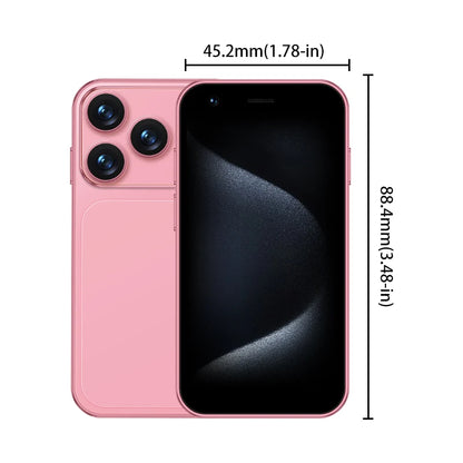 ONEMYTH A17 Mini 3G Mini Smartphone, 2GB RAM and 16GB ROM, WhatsApp, GPS, WiFi, Facial Recognition, Multi Color Small Phone