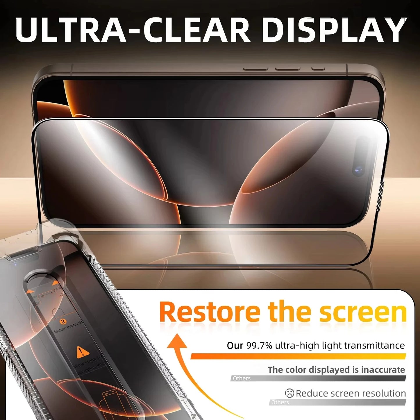 1-5pcs Screen Protector Oleophobic Coating Dust Free For Google Pixel 9 Pro XL 10 Pro XL 8 Pro 9A 8A 7A 6A HD Installation Tool