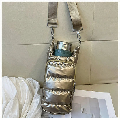 Autumn Winter Water Bottle Bag Thickened Thermal Water Bottle Cover Outdoor Sports Portable Water Bottle SleeveChristmas Gifts