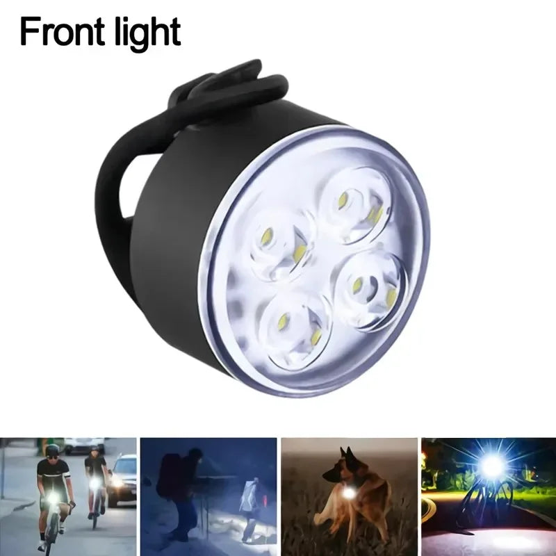 BUCKLOS Bike Lighting Front and Rear Lights Bicycle Lamp Led Cycling Light Bike Flashlight for Bicycle Front Taillight Lantern