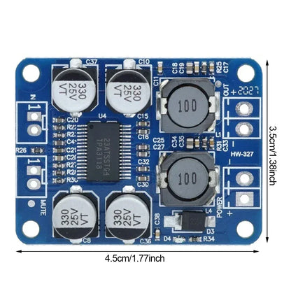 XH-M313 TPA3118 60W DC8-24V Mono Digital Audio Power Amplifier Board Amp Module Car Audio Amplifiers Operational Amplifier Chips