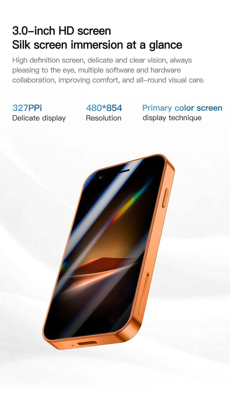 ONEMYTH A17 Mini 3.0 "Android smartphone 2GB+16GB 3G unlocked phone Google Play Store dual SIM card pocket backup small phone