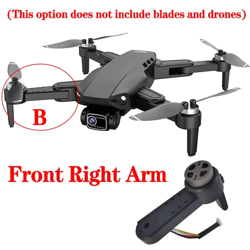 L900 Pro SE Mini Drone Original Propellers Spare Part for L900pro se Paddles Drone Arm Replacement Accessories