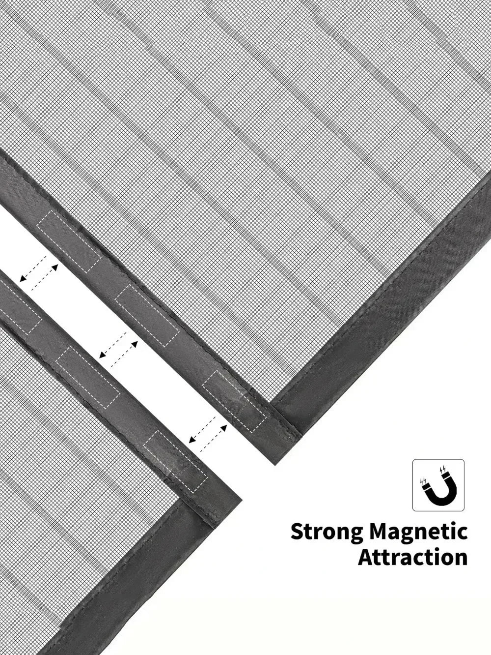 Magnetic Anti-Mosquito Net Anti Bug Fly Mouse Door and Window Screens No Punching Required Automatic Closing Curtains