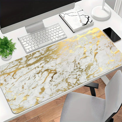 Marble Texture Mouse Pad New Large Computer Office Game Table Mats XXL 90x40 Rubber Anti-slip Gaming Keyboard Mat Long Desk Pads