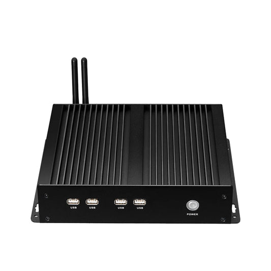 XCY Fanless Industrial Mini PC Intel Core I5-3317U 4x COM DB9 8x USB Support Windows XP/7/8/10 Linux by PDG ibma