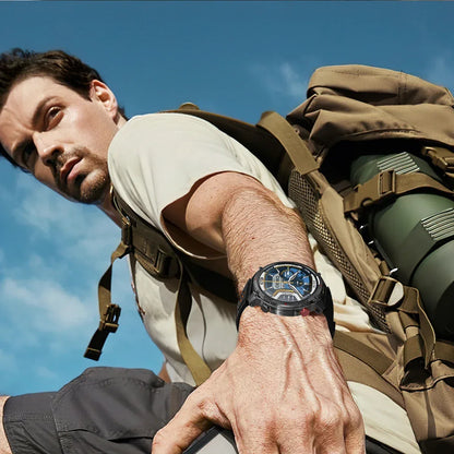 2026 Edition Military Outdoor Sports Smartwatch 1.7-inch AMOLED screen 1100 mAh battery LED flashlight Bluetooth call Waterproof