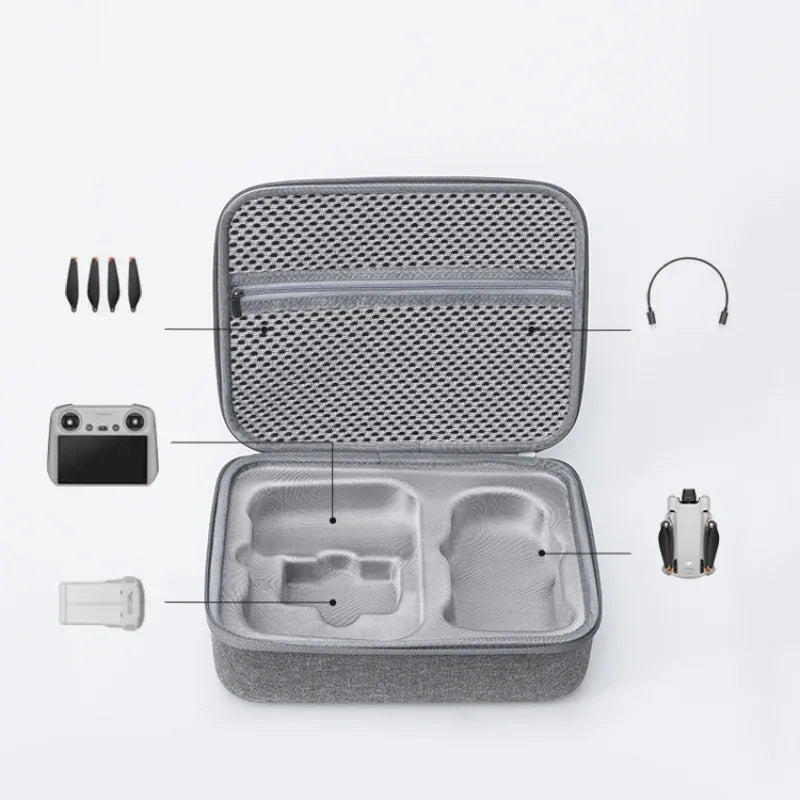 Portable Carrying Case for DJI Mini 3 Pro Storage Bag Mini3/Mini3 Pro Drone Accessories Snowflake Cloth Splash-proof Handbag