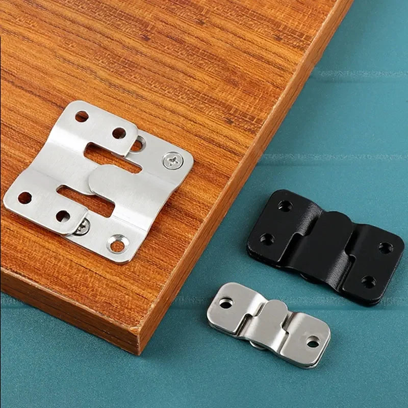10PCS Universal Mounting Hooks Heavy Duty Wall Hanger Bracket for Pictures Frames Furniture Home Decor Storage