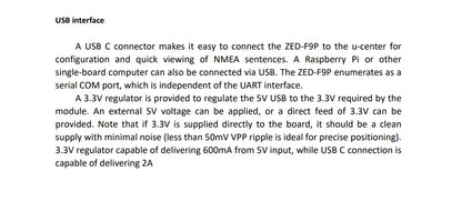 ZED-F9P-04B-01 Excellent Board Works Serial I2C and SPI ESP32 Controlling I2C and SPI UM980